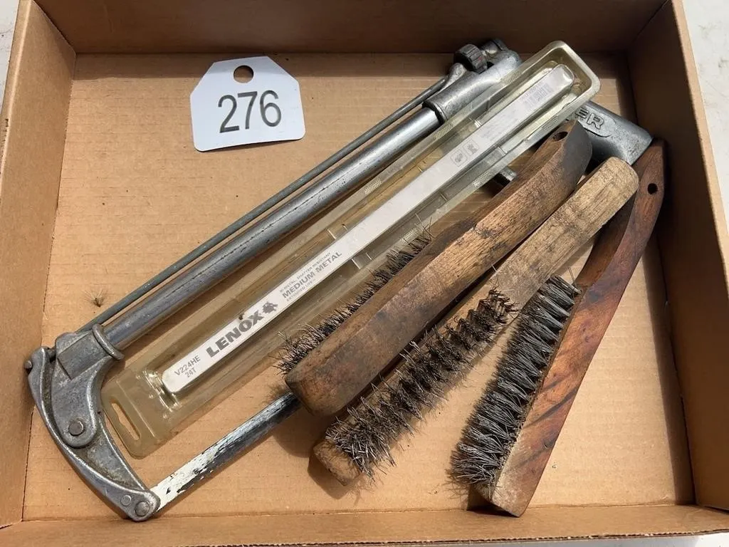 Wire Brushes, Hack Saw