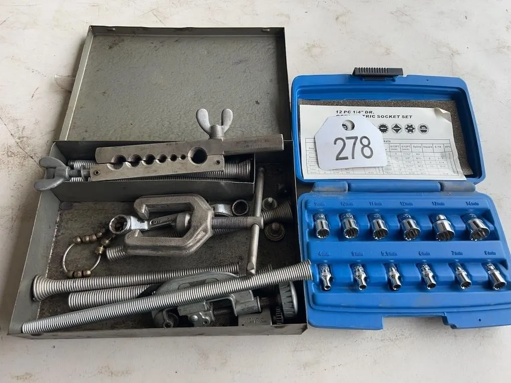 Socket Set and Flaring Tool Set