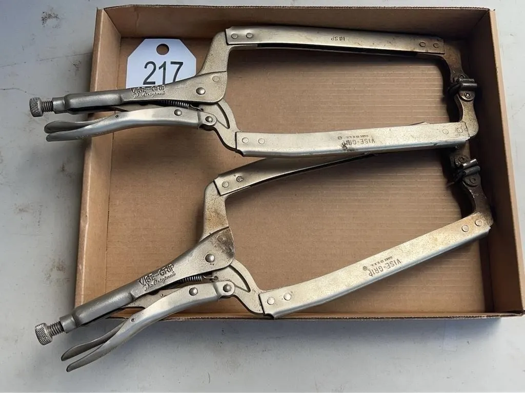 Vice Grip Welding Clamps Pair