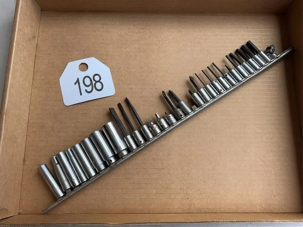 Snap-On and MAC Socket and Bit Sets 1/4�DR