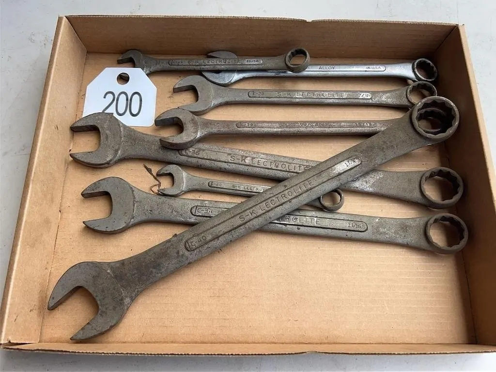 S-K Wrench Set 5/8-1 1/4�