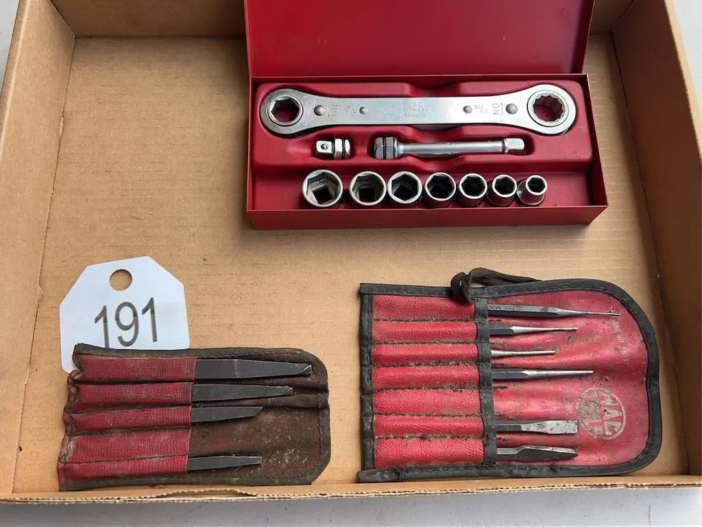 MAC Punch and Chisel Set and MAC Socket Set