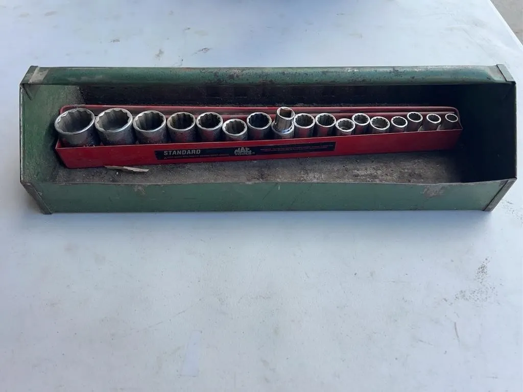 Wright Socket Set 18 Pc 9mm-32mm with Carrier