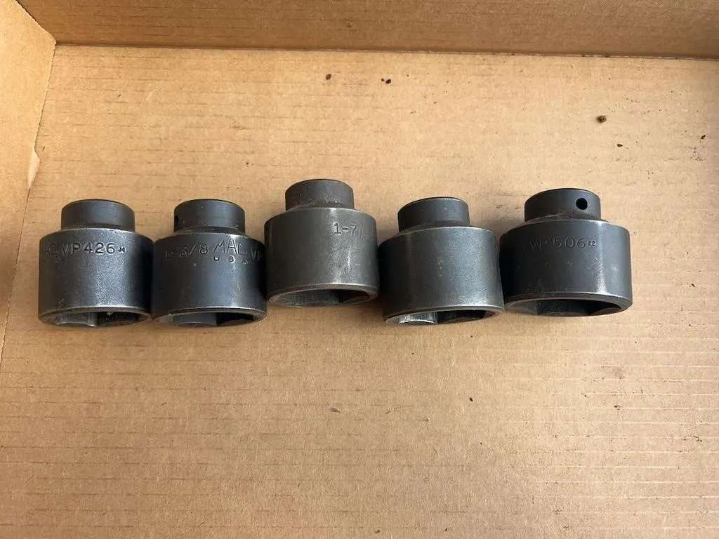 MAC 5 Pc Impact 1 5/16�-1 9/16�, 1/2� Drive