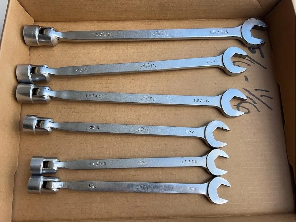 MAC 6 Pcs Socket End Wrenches 11/16-15/16�