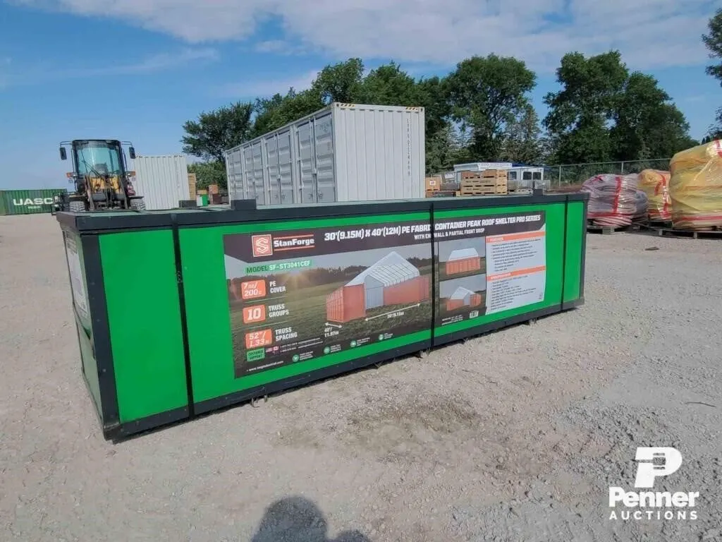 StanForge-ST3041CEF Container shelter w/endwall 30