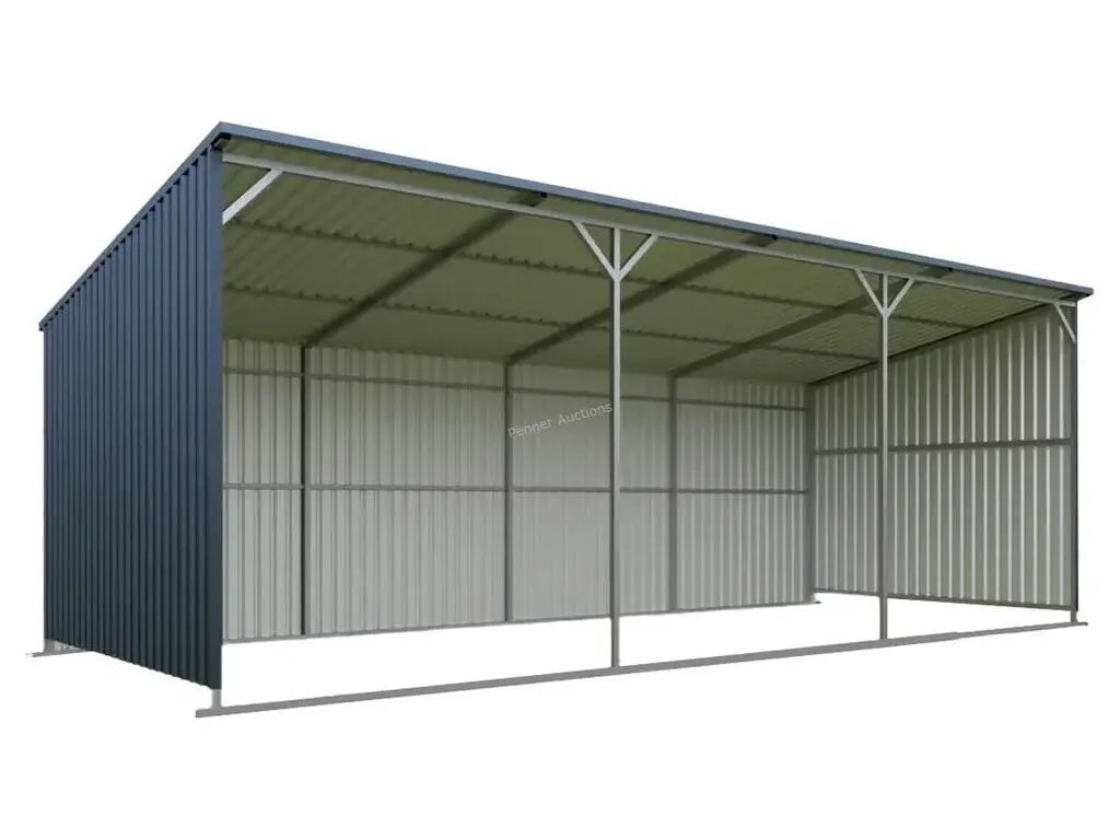 StanForge-MSK1227 12'x27' Metal Livestock Shed