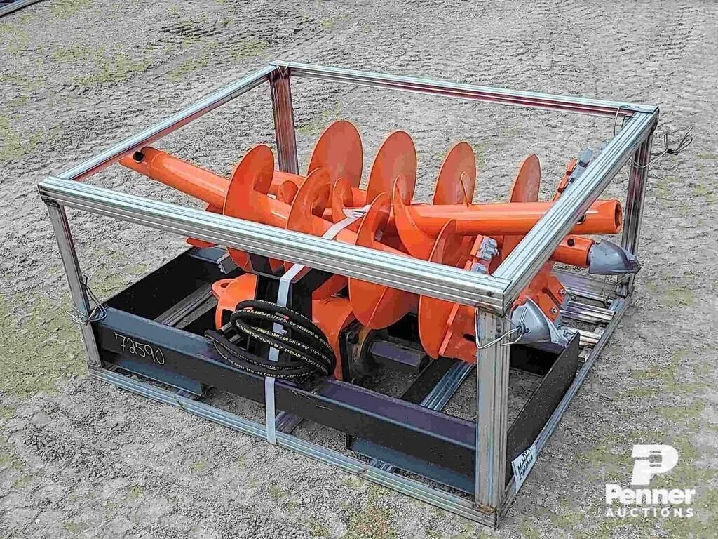 2026 9in,12in,18in PABREAK AR650 Skid Steer Auger
