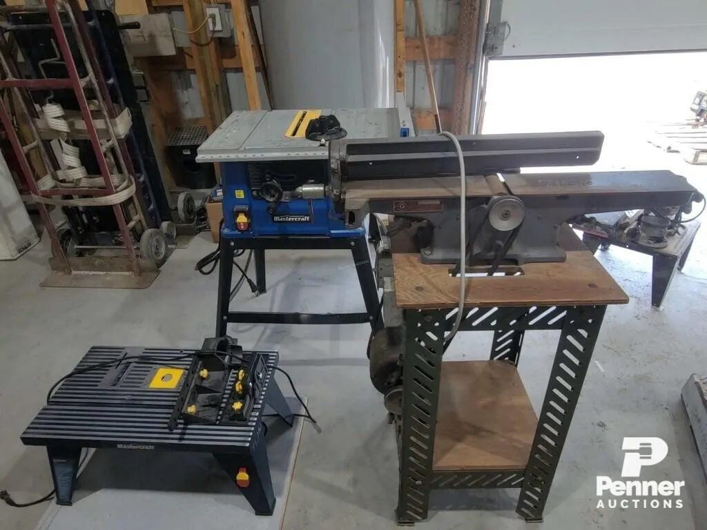 Mastercraft / Delta Tablesaw, Router 4" Jointer