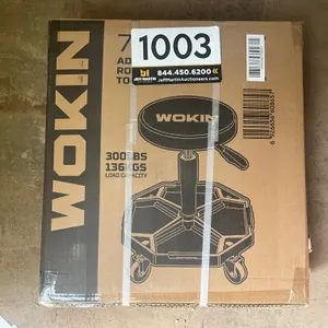 UNUSED WOKIN ADJUSTABLE ROLLING TOOL SEAT