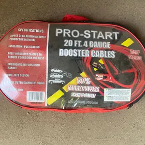 UNUSED PRO-START 20’ 4 GAUGE BOOSTER CABLES