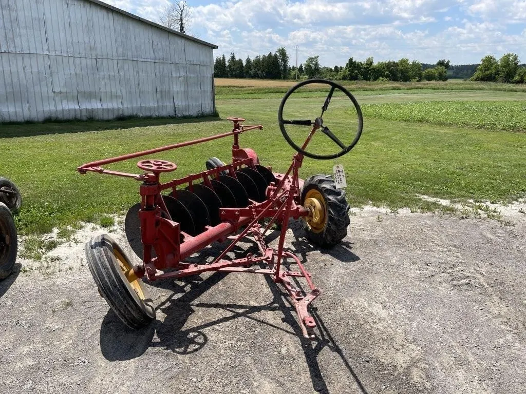 Massey Harris 9-Blade Tiller on Rubber