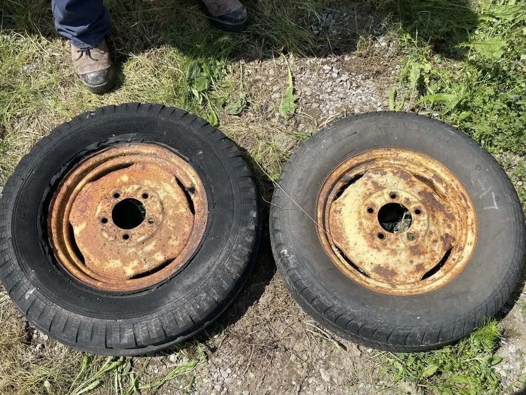 2-15" Rims and Tires