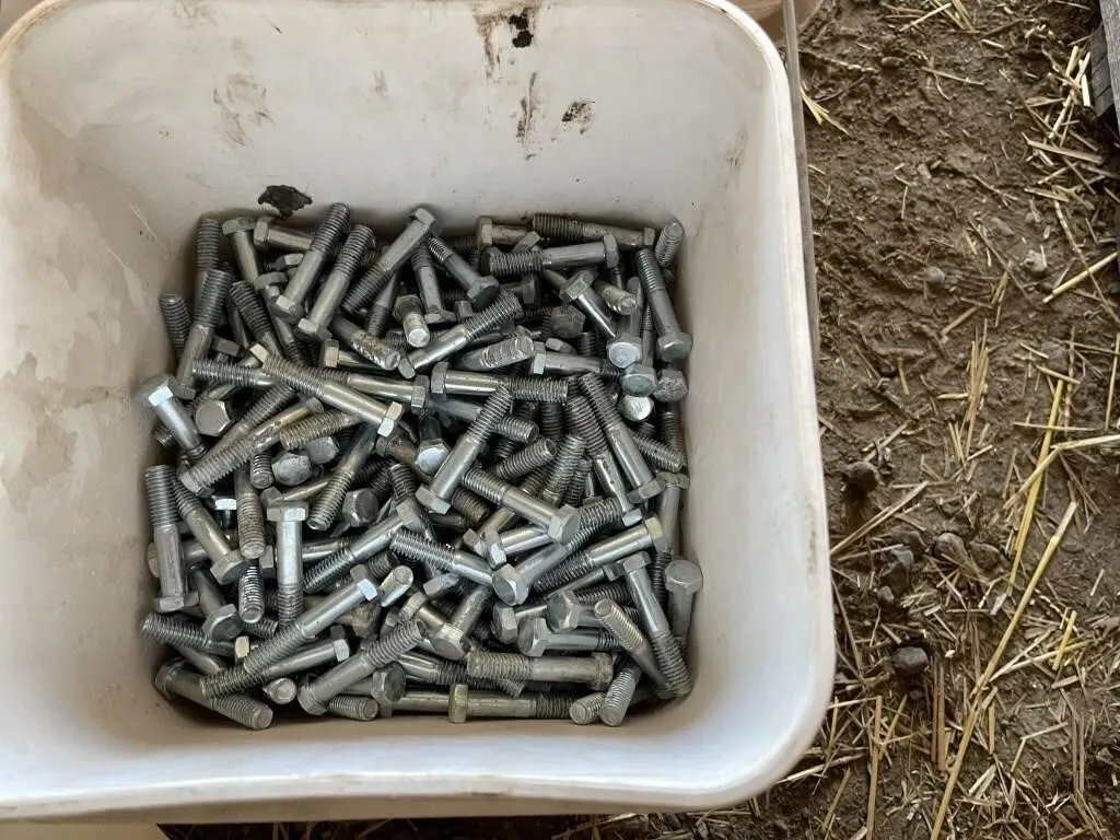 3/8" x 2" Bolts approx 23 lbs