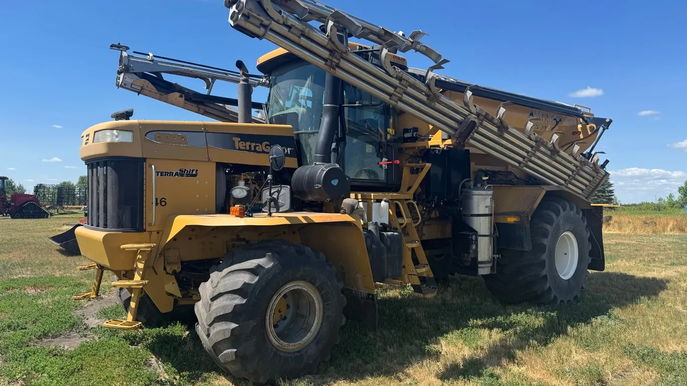 TerraGator 70' dry fert spreader