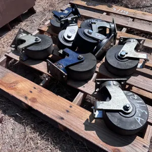 (8) VARIOUS SIZED CASTERS