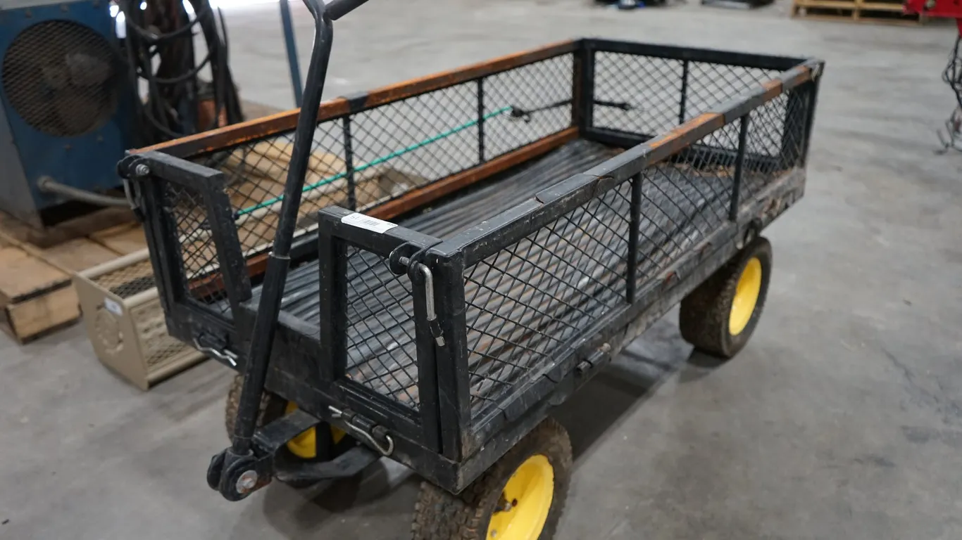 2' x 4' Metal Yard/Garden Wagon