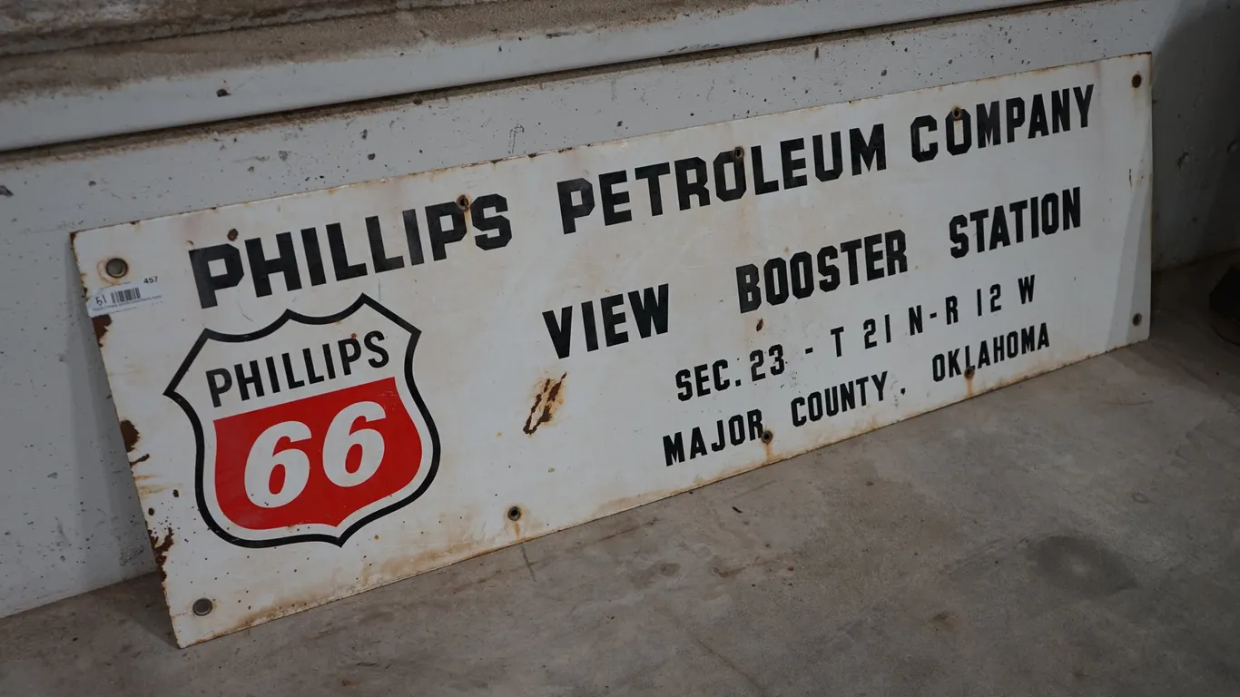 Phillips 6 Petroleum Co. Metal Sign