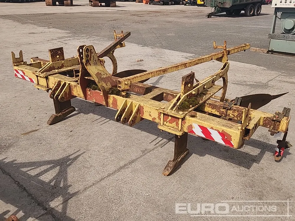 120" 2 Leg Sub Soiler, Furrow Wings