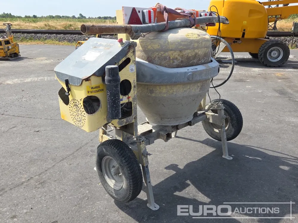 Altrad Single Axle Petrol Cement Mixer