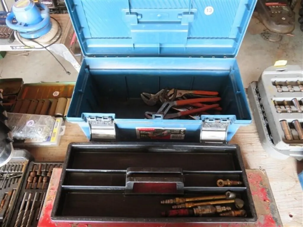 Water Pump Pliers * Air Adapters * Tool Box