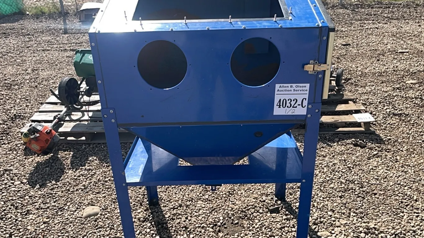 SANDBLASTING CABINET FRAME, INDUSTRIAL SINK