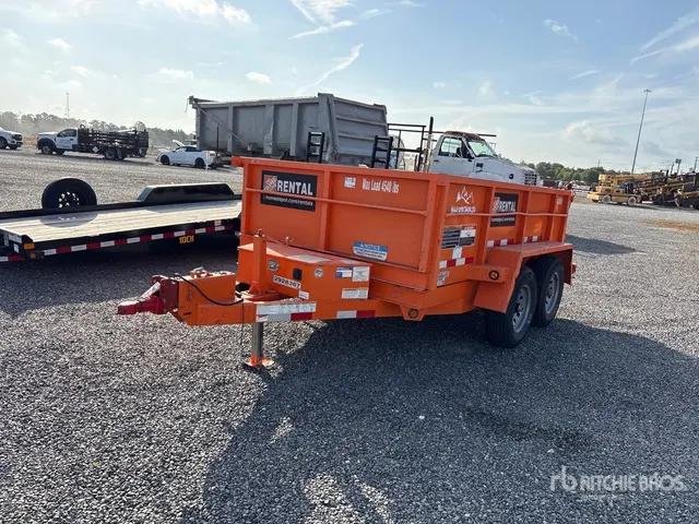 2020 Snake River DMP610 10 ft T/A Dump Utility Trailer