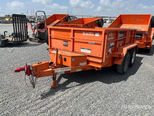 2020 Snake DMP610 10 ft T/A Dump Utility Trailer