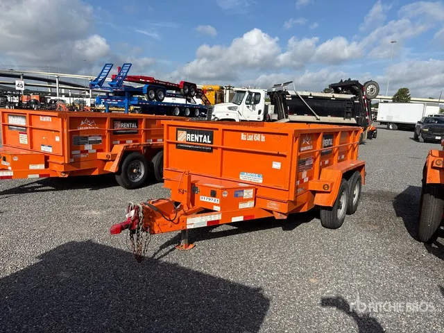 2022 Snake DMP610-7K HD 10 ft T/A Dump Utility Trailer