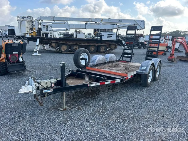 2020 MMDI 510RCMPH 10 ft T/A Equipment Trailer