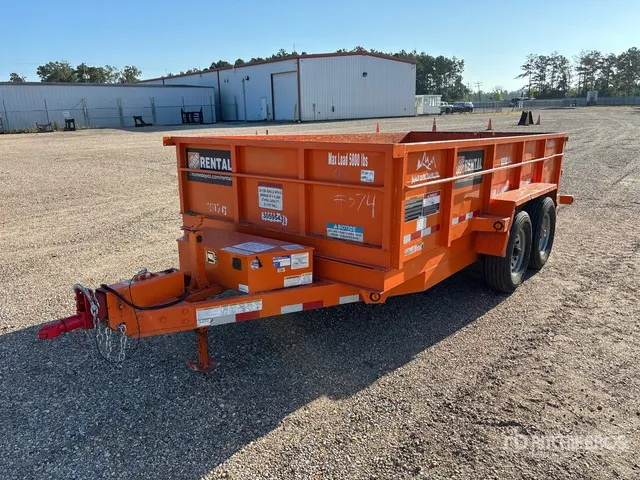 2021 Snake DMP714 13 ft 8 in T/A Dump Utility Trailer