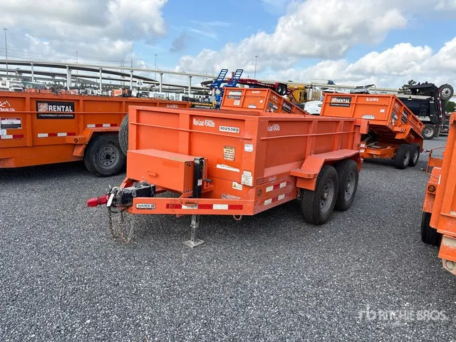 2020 MMDI 14 ft T/A Dump Utility Trailer