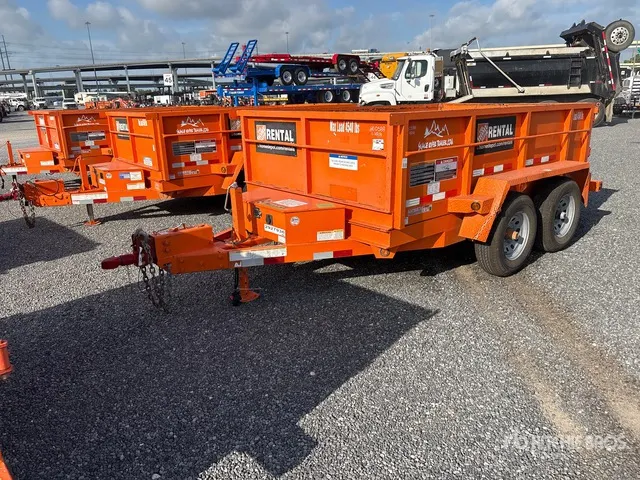 2020 Snake DMP610-7K HD 10 ft T/A Dump Utility Trailer