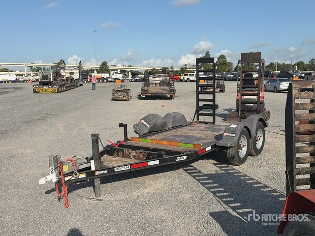 2018 Pratt CP0510 10 ft T/A Equipment Trailer