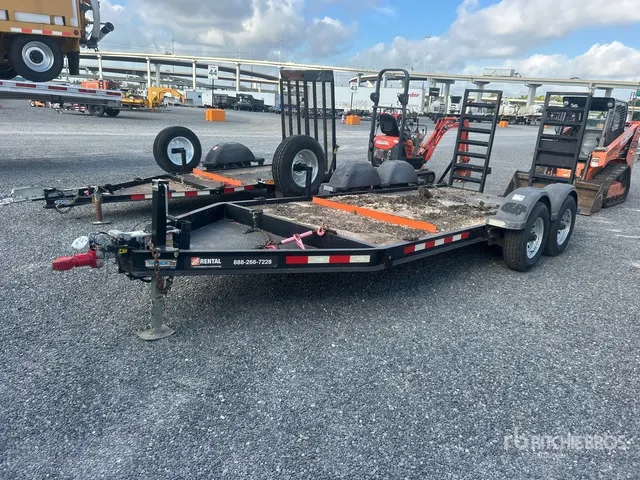 2019 MMDI 614SLTD 14 ft T/A Equipment Trailer