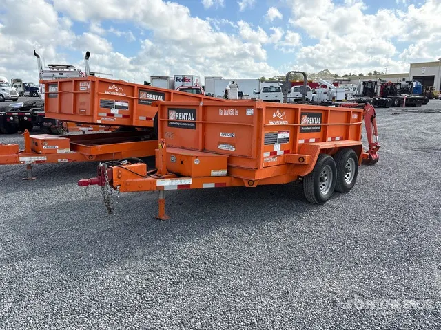2020 Snake DMP610-7K HD 10 ft T/A Dump Utility Trailer