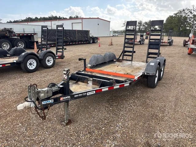 2019 MMDI 10 ft T/A Equipment Trailer