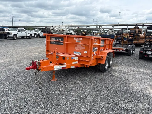 2021 Snake DMP610 10 ft T/A Dump Utility Trailer