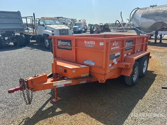 2020 Snake DMP610 10 ft T/A Dump Utility Trailer