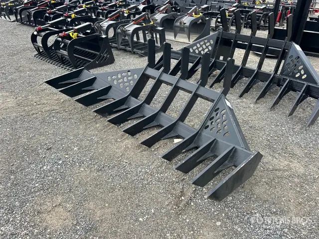 96 in Skid Steer Landscape Rake