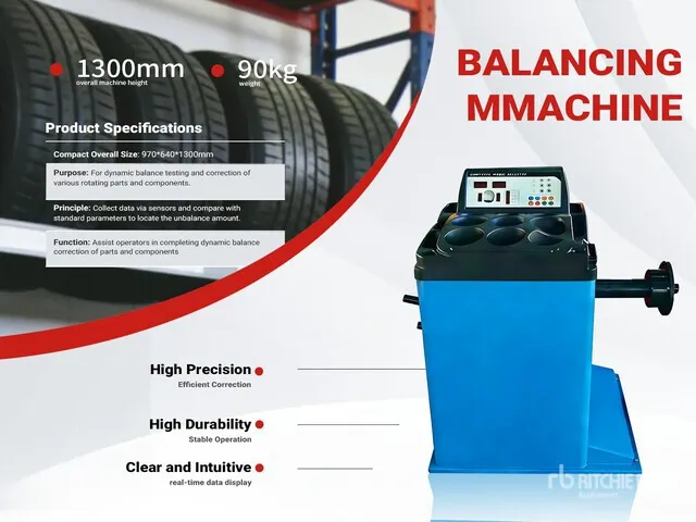 2026 TBM-BLUE Wheel Balancer (Unused)