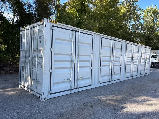 2026 40 ft High Cube Multi-Door Storage Container