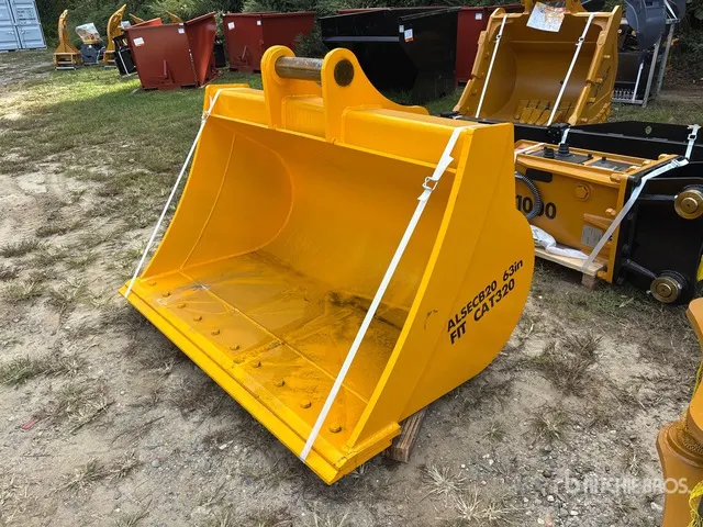 2026 LYALS ALSECB320 63 in Cleanup Excavator Bucket - Fits Cat 320 (Unused)