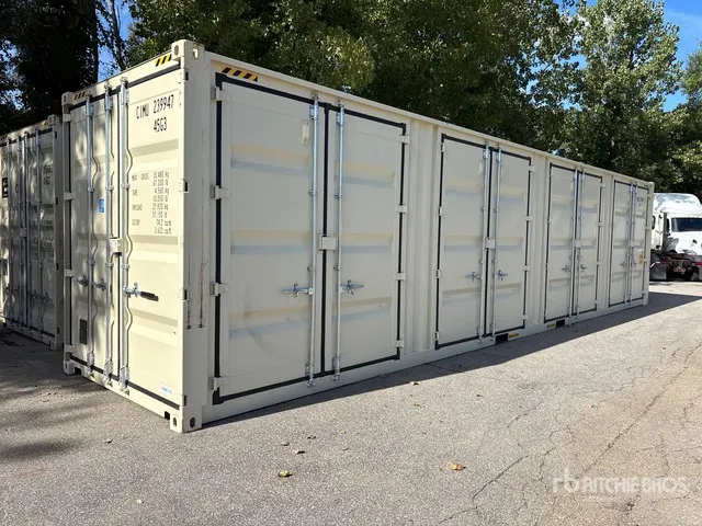 2026 40 ft High Cube Multi-Door Storage Container