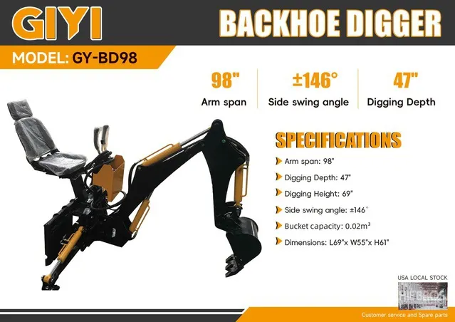 2026 GIYI GY-BD98 47 in (Unused)