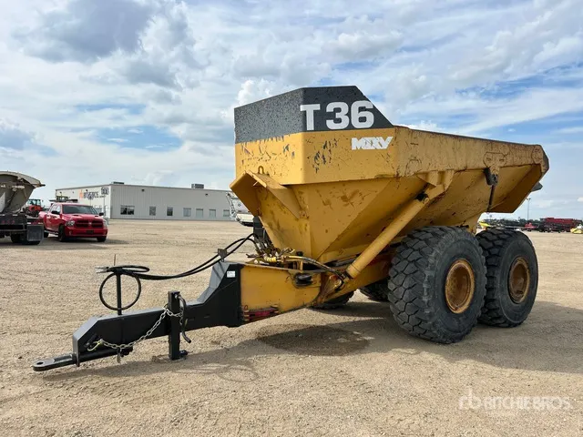 2001 Moxy MT36 T/A Off-Road End Dump Trailer