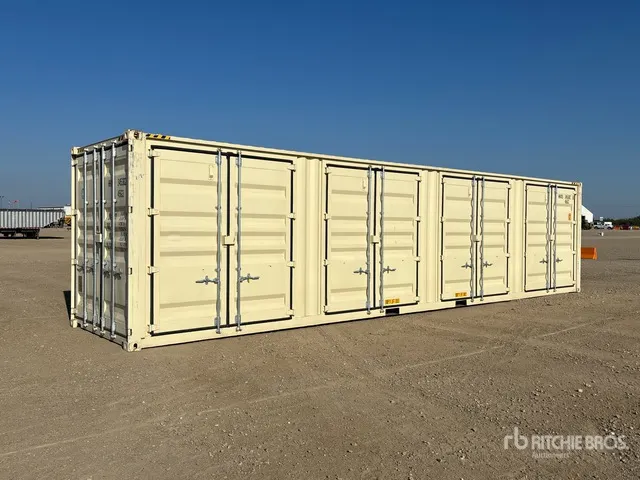 2025 40 ft High Cube Multi-Door Storage Container