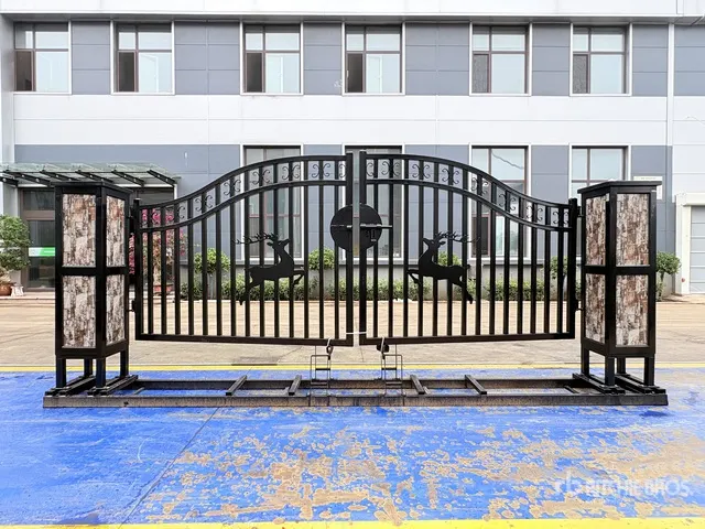 2026 Suihe NFG-20FGP-E02 20 ft Wrought Iron Bi-Parting Driveway Gate (Unused)