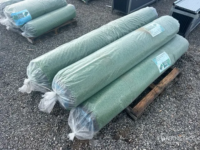 6.6 ft, 49.2 ft Artificial Grass Turf Drainage Holes with Rubber Backing