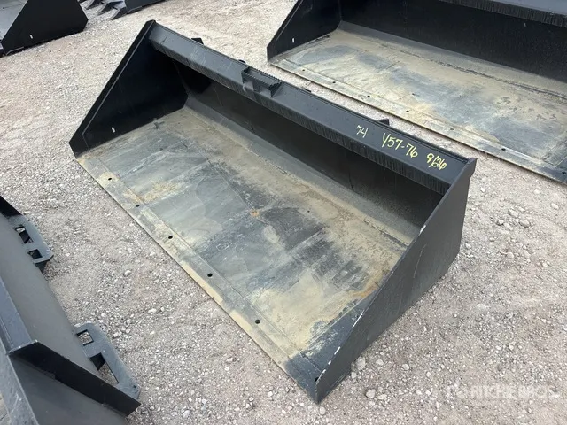 Mid-State 74 in Low Profile Skid Steer Bucket (Unused)